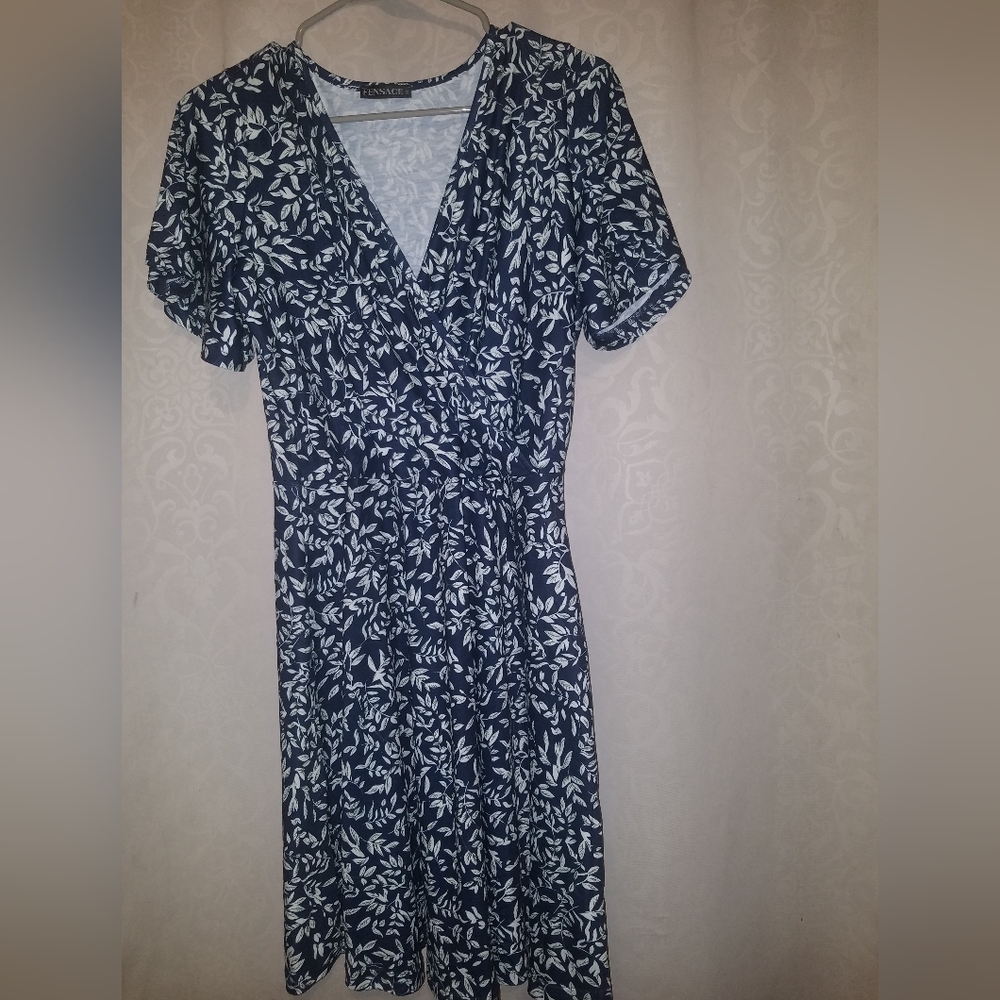 FENSACE Sundress Blue Size Medium